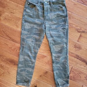 Lucky Brand High Waisted Camo jeans